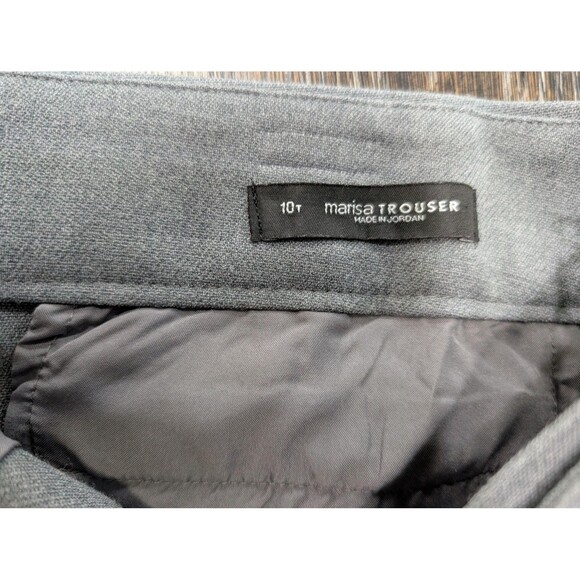 LOFT Marisa Trouser Pants Womens 10 Tall Gray Dress Slacks Work Career Stretch - Picture 5 of 7